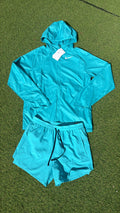 Ensemble short Nike running - turquoise