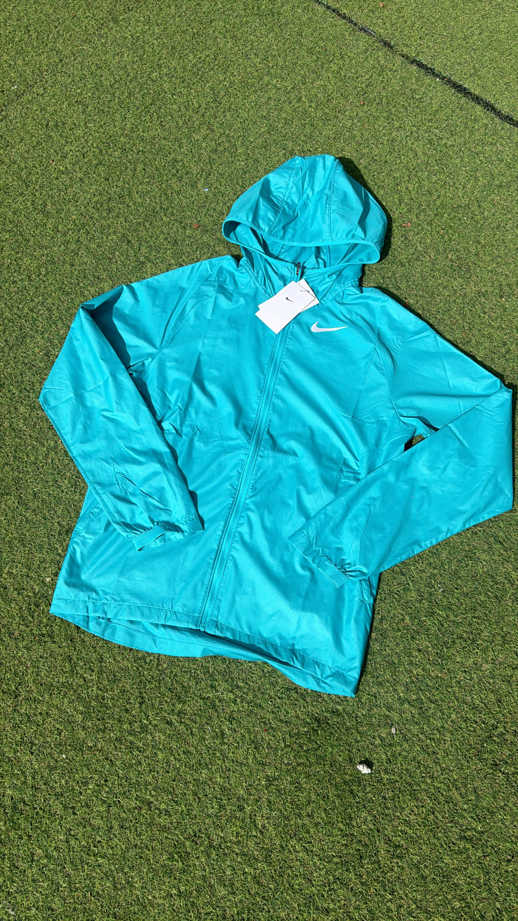 Veste Nike running bleu turquoise