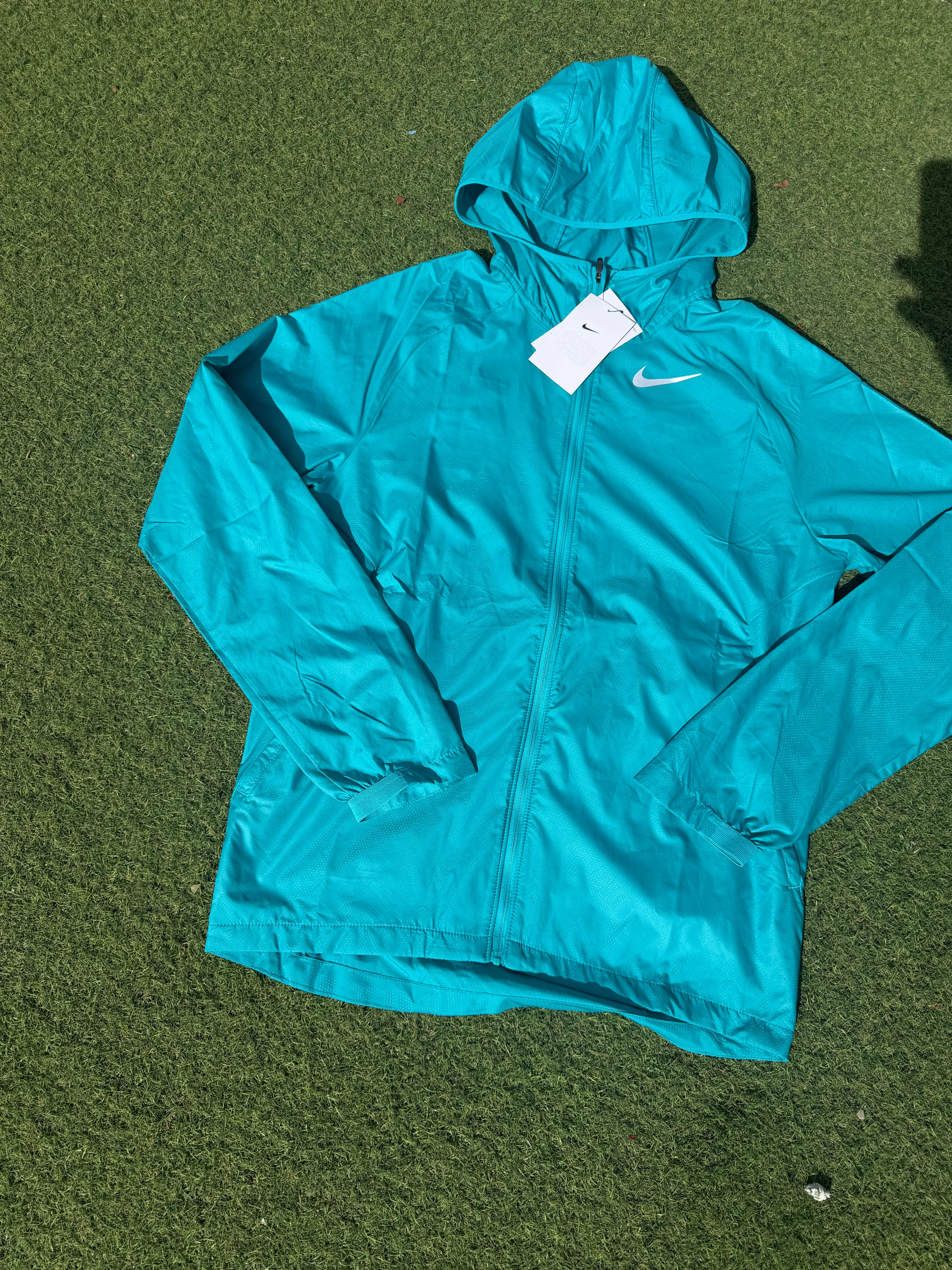 Veste Nike running bleu turquoise