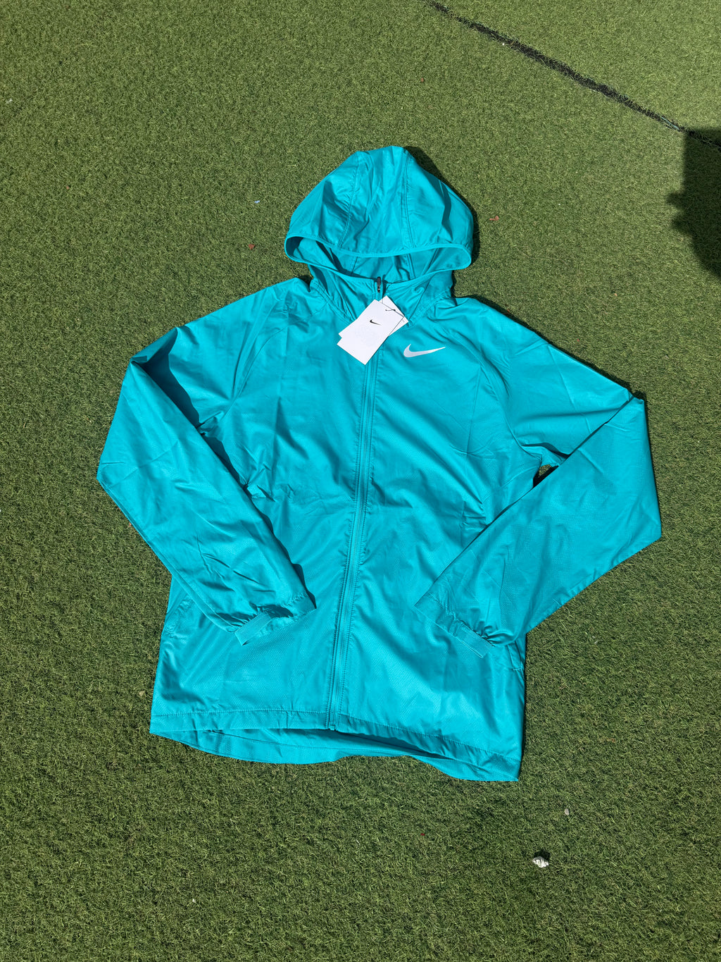 Veste Nike running bleu turquoise