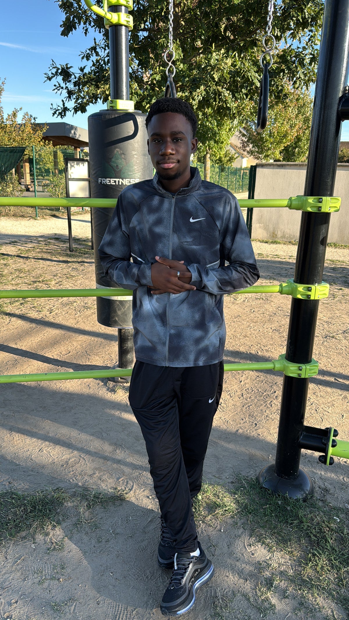 Veste Nike miler ( NOIR ANTHRACITE )