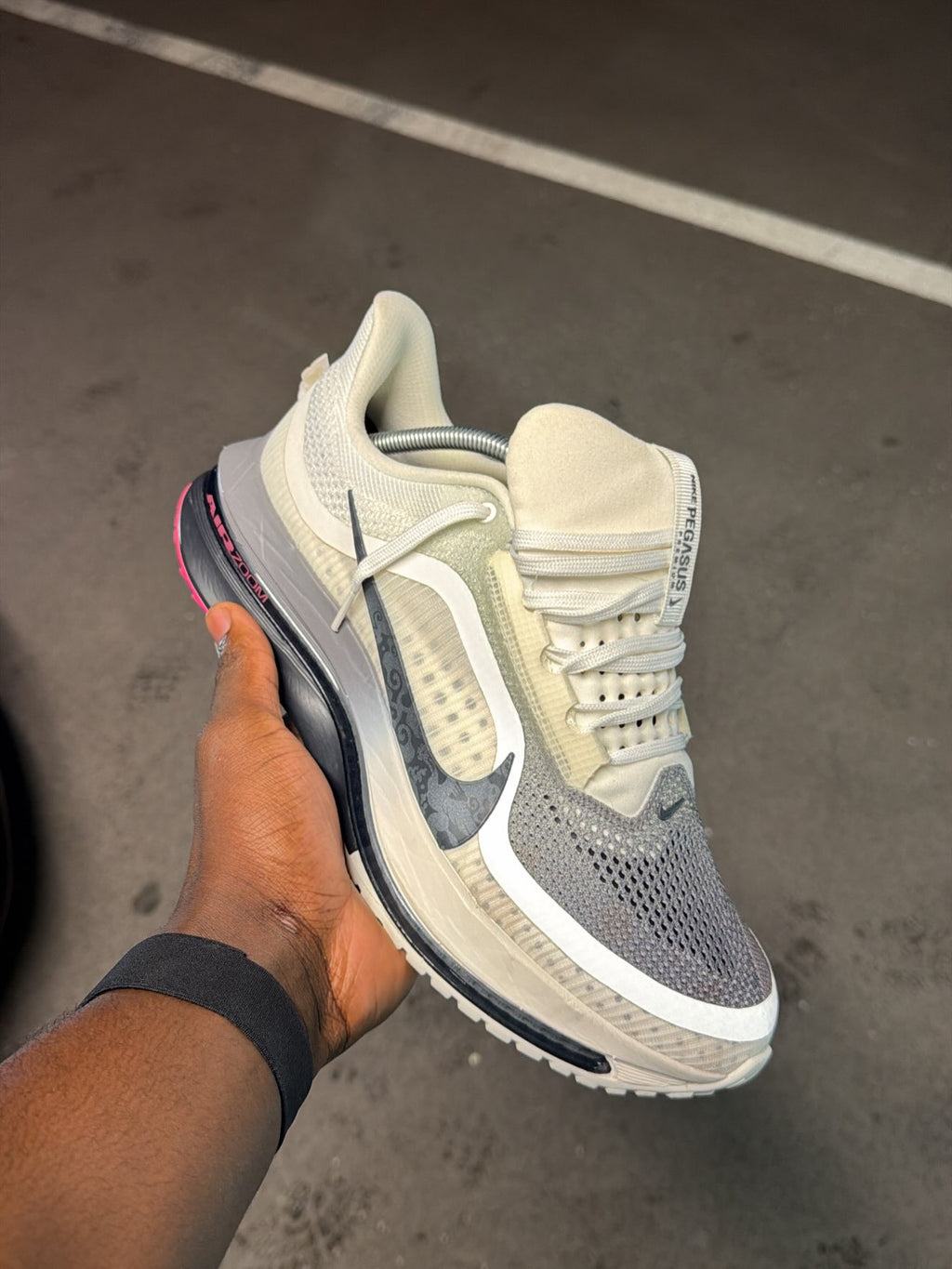 Nike Pegasus premium ( BLACK METALLICA SILVER )